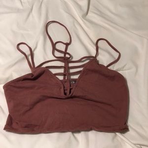 Mauve crop top